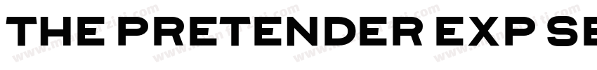 The Pretender Exp Serif字体转换